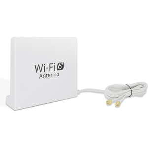 GreenZech 6dBi High Gain WiFi6 Antenna Dual Band 2.4G 5G WiFi RPSMA Male Connector Antenna GreenZech 6dBi High Gain WiFi6 Antenna Dual Band 2.4G 5G WiFi RPSMA Male Connector Antenna
