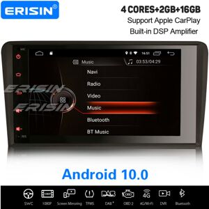 Erisin ES4283A 8" Android 10 Car Stereo with DSP, CarPlay, Bluetooth, WiFi, OBD2, DAB+, Erisin ES4283A 8" Android 10 Car Stereo with DSP, CarPlay, Bluetooth, WiFi, OBD2, DAB+,