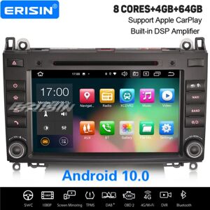 Erisin 8-Core Android 10 CarPlay Car Stereo DAB+ Sat Nav Mercedes BENZ A/B Class W169 S Erisin 8-Core Android 10 CarPlay Car Stereo DAB+ Sat Nav Mercedes BENZ A/B Class W169 S