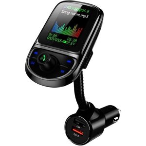 GreenZech 1.8 Inch Car FM Transmitter Multifunctional MP3 Player with Dual USB Charging Po GreenZech 1.8 Inch Car FM Transmitter Multifunctional MP3 Player with Dual USB Charging Po