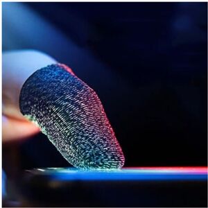 Unbranded 1 Pair Sweat-proof Touch Screen Thumbs Finger Sleeve Mobile Phone Gaming Gloves Unbranded 1 Pair Sweat-proof Touch Screen Thumbs Finger Sleeve Mobile Phone Gaming Gloves