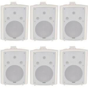 Loops 6x 180W White Wall Mounted Stereo Speakers 8" 8Ohm LOUD Premium Audio & Music Loops 6x 180W White Wall Mounted Stereo Speakers 8" 8Ohm LOUD Premium Audio & Music