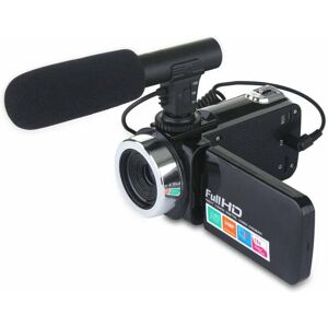 Unbranded Vlog Camcorder Digital Video YouTube Vlogging Camera Recorder Microphone Lens Unbranded Vlog Camcorder Digital Video YouTube Vlogging Camera Recorder Microphone Lens