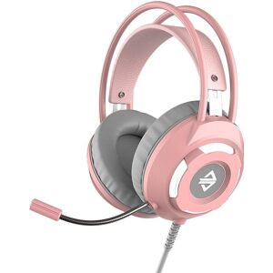 GreenZech (Pink) USB Wired Headset 3.5mm Stereo Gaming Noise Cancelling Headphone with Mic GreenZech (Pink) USB Wired Headset 3.5mm Stereo Gaming Noise Cancelling Headphone with Mic