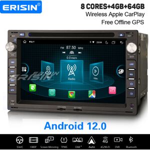 Erisin 8-Core Android 12 64GB Car Stereo For VW Passat Jetta POLO Golf 4 T5 SEAT Skoda Erisin 8-Core Android 12 64GB Car Stereo For VW Passat Jetta POLO Golf 4 T5 SEAT Skoda