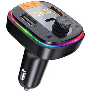 Chronus Car Bluetooth FM Transmitter, QC3.0+PD, Hands-Free, USB/TF (Black) Chronus Car Bluetooth FM Transmitter, QC3.0+PD, Hands-Free, USB/TF (Black)