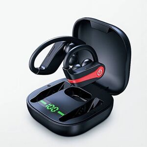 GreenZech (Red) BT 5.1 Headphones Sports 50H Deep Bass Noise Cancelling with Mic IP7 Water GreenZech (Red) BT 5.1 Headphones Sports 50H Deep Bass Noise Cancelling with Mic IP7 Water