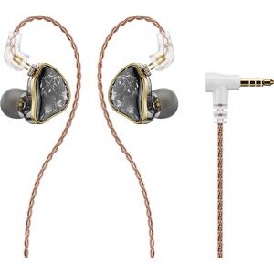 Maxpower (Black No Mic) NiceHCK DB2 Microphone HiFi Music Earphone 1DD+1BA Hybrid Dual Dr Maxpower (Black No Mic) NiceHCK DB2 Microphone HiFi Music Earphone 1DD+1BA Hybrid Dual Dr