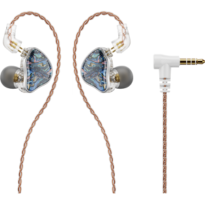 Maxpower (Blue No Mic) NiceHCK DB2 Microphone HiFi Music Earphone 1DD+1BA Hybrid Dual Dri Maxpower (Blue No Mic) NiceHCK DB2 Microphone HiFi Music Earphone 1DD+1BA Hybrid Dual Dri