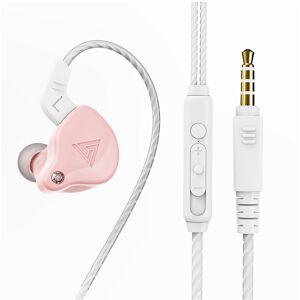 Maxpower (Macaron Pink) QKZ AK6 Copper Driver HiFi Wired Earphone Ps4 Sport Gaming Headph Maxpower (Macaron Pink) QKZ AK6 Copper Driver HiFi Wired Earphone Ps4 Sport Gaming Headph