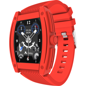 GreenZech (Red) 1.57 inch Full Touch Screen SpO2 Heart Rate Blood Pressure Blood Oxygen Mo GreenZech (Red) 1.57 inch Full Touch Screen SpO2 Heart Rate Blood Pressure Blood Oxygen Mo