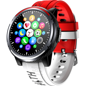 GreenZech (Red&White) Bluetooth Call Full Touch BT5.0 Wristband Heart Rate Blood Pressure GreenZech (Red&White) Bluetooth Call Full Touch BT5.0 Wristband Heart Rate Blood Pressure