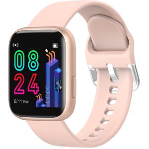 GreenZech (Pink-Silicone) 1.4inch Big Full Touch Screen 24h Heart Rate Blood Pressure O2 M GreenZech (Pink-Silicone) 1.4inch Big Full Touch Screen 24h Heart Rate Blood Pressure O2 M