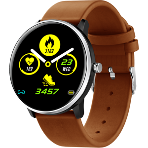 GreenZech (Brown-Silicone) 2.5D Full Touch Blood Pressure O2 IP68 Deep Waterproof 8 Sports GreenZech (Brown-Silicone) 2.5D Full Touch Blood Pressure O2 IP68 Deep Waterproof 8 Sports