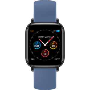 GreenZech (Dark Blue) 1.3 inch Full Touch Screen Fitness Tracker IP67 Music Camera Control GreenZech (Dark Blue) 1.3 inch Full Touch Screen Fitness Tracker IP67 Music Camera Control