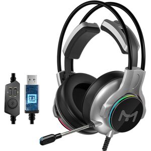 GreenZech (USB Interface) Gaming Headset 7.1 Channel USB / Dual 3.5mm Wired LED Gaming Hea GreenZech (USB Interface) Gaming Headset 7.1 Channel USB / Dual 3.5mm Wired LED Gaming Hea