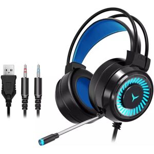 GreenZech (Black, 3.5mm+USB) Gaming Headset 7.1 Channel 50MM Speaker Unit Colorful Circula GreenZech (Black, 3.5mm+USB) Gaming Headset 7.1 Channel 50MM Speaker Unit Colorful Circula