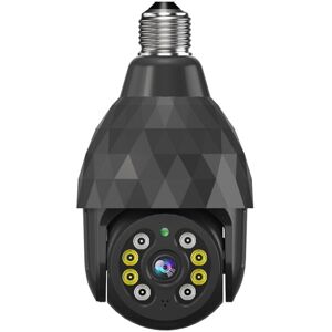GreenZech (Black) HD 1080P E27 Wifi IP Camera Surveillance 8 LED Lights Diamond Bulb Ball GreenZech (Black) HD 1080P E27 Wifi IP Camera Surveillance 8 LED Lights Diamond Bulb Ball