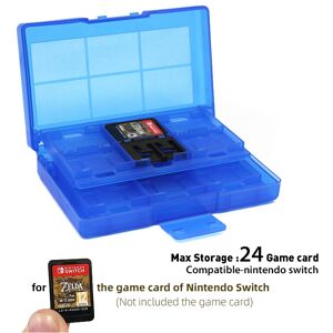 Maxpower (For NS Switch Blue, Bundle 1) DATA FROG 24 In 1 Portable Game Cards Case Compat Maxpower (For NS Switch Blue, Bundle 1) DATA FROG 24 In 1 Portable Game Cards Case Compat