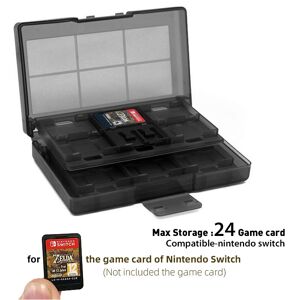 Maxpower (For NS Switch Black, Bundle 1) DATA FROG 24 In 1 Portable Game Cards Case Compa Maxpower (For NS Switch Black, Bundle 1) DATA FROG 24 In 1 Portable Game Cards Case Compa