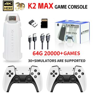 Unbranded (K2 MAX White 64G) Home game console wireless HDMI X2 game console two-player ba Unbranded (K2 MAX White 64G) Home game console wireless HDMI X2 game console two-player ba