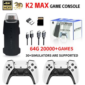 Unbranded (K2 MAX Black 64G) Home game console wireless HDMI X2 game console two-player ba Unbranded (K2 MAX Black 64G) Home game console wireless HDMI X2 game console two-player ba