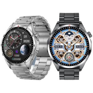 GreenZech (Silver Steel) 1.5 inch HD bluetooth Call Health Monitoring Blood Oxygen Hear Ra GreenZech (Silver Steel) 1.5 inch HD bluetooth Call Health Monitoring Blood Oxygen Hear Ra