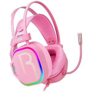 GreenZech (Pink) Wired Gaming Headphones Hi-Fi USB 7.1 Surround Sound 50mm Dynamic Drivers GreenZech (Pink) Wired Gaming Headphones Hi-Fi USB 7.1 Surround Sound 50mm Dynamic Drivers