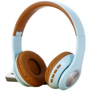 GreenZech (Blue) Bluetooth 5.0 Wireless 2.4GHZ Headphones Folding Hi-Fi Deep Bass Support GreenZech (Blue) Bluetooth 5.0 Wireless 2.4GHZ Headphones Folding Hi-Fi Deep Bass Support