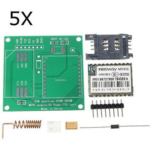 GreenZech 5Pcs DIY M590E GSM GPRS Communication Module Kit Dual Band 900/1800MHZ 85.6 Kbit GreenZech 5Pcs DIY M590E GSM GPRS Communication Module Kit Dual Band 900/1800MHZ 85.6 Kbit