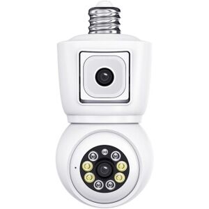 Unbranded ESCAM QF202 E27 Light Head 2x2MP Dual Lens Motion Tracking WiFi Two-Way Voice Sm Unbranded ESCAM QF202 E27 Light Head 2x2MP Dual Lens Motion Tracking WiFi Two-Way Voice Sm