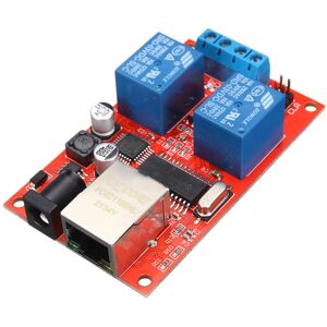 GreenZech (Only Board) 2-way Ethernet Relay Network Switch Delay TCPUDP Module Controller GreenZech (Only Board) 2-way Ethernet Relay Network Switch Delay TCPUDP Module Controller