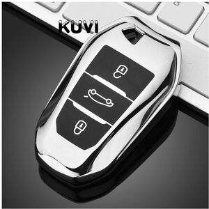 Maxpower (Sliver) TPU Car Remote Key Full Cover Case For Peugeot 508 301 2008 3008 4008 Maxpower (Sliver) TPU Car Remote Key Full Cover Case For Peugeot 508 301 2008 3008 4008