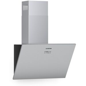 Klarstein Silver Lining Cooker Extractor - Head-Free, Stainless Steel Sloping Wa Klarstein Silver Lining Cooker Extractor - Head-Free, Stainless Steel Sloping Wa