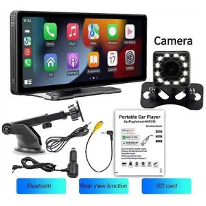 Unbranded (With 12 LED Camera) 10.26 Inch Car MP5 Player Monitor Carplay & Android Auto GP Unbranded (With 12 LED Camera) 10.26 Inch Car MP5 Player Monitor Carplay & Android Auto GP