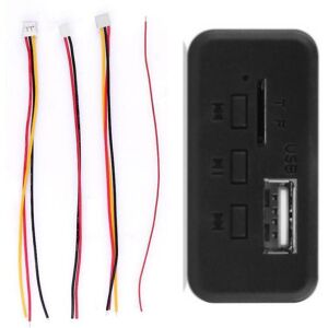 Unbranded (black) 12V Wireless Bluetooth 5.0 MP3 Decoder Board Car MP3 Player Radio USB TF Unbranded (black) 12V Wireless Bluetooth 5.0 MP3 Decoder Board Car MP3 Player Radio USB TF