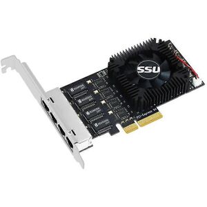 Unbranded (As show, One size) NEW 2.5Gb Ethernet PCIE 4 Port Network Card Adapter 2.5Gbps Unbranded (As show, One size) NEW 2.5Gb Ethernet PCIE 4 Port Network Card Adapter 2.5Gbps