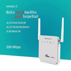 Unbranded (EU Plug, Asia Version) D921 Unlock 300Mbps Cat4 Home Wifi Wireless Router 4G+ L Unbranded (EU Plug, Asia Version) D921 Unlock 300Mbps Cat4 Home Wifi Wireless Router 4G+ L