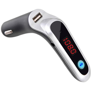 GreenZech (Silver) Car Bluetooth Hands Free FM Transmitter Wireless Bluetooth Car MP3 Play GreenZech (Silver) Car Bluetooth Hands Free FM Transmitter Wireless Bluetooth Car MP3 Play