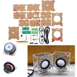 GreenZech DIY Mini Amplifier Audio Upgrade Version Small Amplifier Speaker Kit 3W Speaker GreenZech DIY Mini Amplifier Audio Upgrade Version Small Amplifier Speaker Kit 3W Speaker