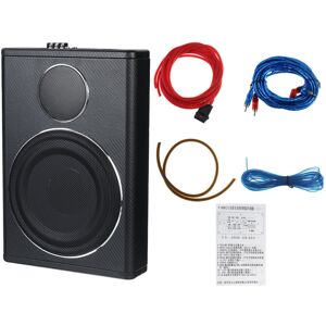 GreenZech 12V 600W 8" Car Subwoofer Under-Seat Sub Woofer Speaker Stereo Slim Amplifier Bl GreenZech 12V 600W 8" Car Subwoofer Under-Seat Sub Woofer Speaker Stereo Slim Amplifier Bl