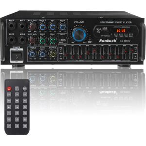 GreenZech (AU Plug) 12V 2000W 4 Way Microphone Input Amplifier Audio Stereo Digital Radio GreenZech (AU Plug) 12V 2000W 4 Way Microphone Input Amplifier Audio Stereo Digital Radio