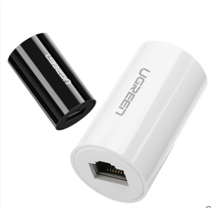 GreenZech (Black) RJ45 Ethernet Adapter 8P8C Female to Female Anti-Thunder Rj45 Connector GreenZech (Black) RJ45 Ethernet Adapter 8P8C Female to Female Anti-Thunder Rj45 Connector