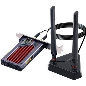 GreenZech Wifi 6E AX210 RGB Bluetooth 5.2 Wireless Gaming Network Card PC 5374Mbps 3 Band GreenZech Wifi 6E AX210 RGB Bluetooth 5.2 Wireless Gaming Network Card PC 5374Mbps 3 Band