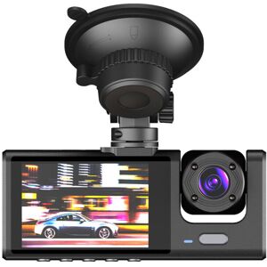 GreenZech (Grey) 2 Inch Dash Cam 3-way HD 1080P Three-lens Parking Monitor with Night Visi GreenZech (Grey) 2 Inch Dash Cam 3-way HD 1080P Three-lens Parking Monitor with Night Visi