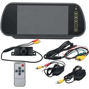GreenZech Wireless 7 Inch LCD Mirror Monitor Car Rear View IR Reversing Camera Night Visio GreenZech Wireless 7 Inch LCD Mirror Monitor Car Rear View IR Reversing Camera Night Visio