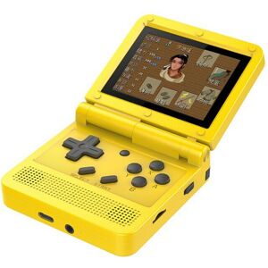 GreenZech (Yellow) 16GB 2500+ Games 3.0 inch IPS HD Screen Handheld Game Console Support P GreenZech (Yellow) 16GB 2500+ Games 3.0 inch IPS HD Screen Handheld Game Console Support P