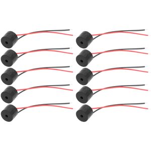Unbranded 10Pcs Buzzer Alarm Active Piezo Electronic Wired Unbranded 10Pcs Buzzer Alarm Active Piezo Electronic Wired