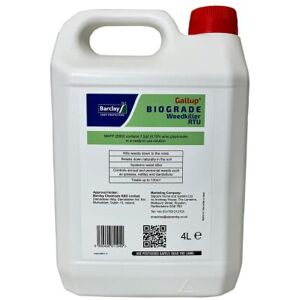 Gallup Biograde Weedkiller RTU 4L Extra Strong Glyphosate Spray for Effective W Gallup Biograde Weedkiller RTU 4L Extra Strong Glyphosate Spray for Effective W