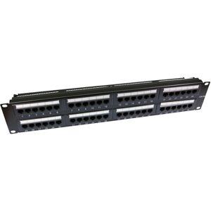 kenable 2U Patch Panel Cat5e RJ45 19 inch Rack Mountable 48 Port & Back Bar kenable 2U Patch Panel Cat5e RJ45 19 inch Rack Mountable 48 Port & Back Bar